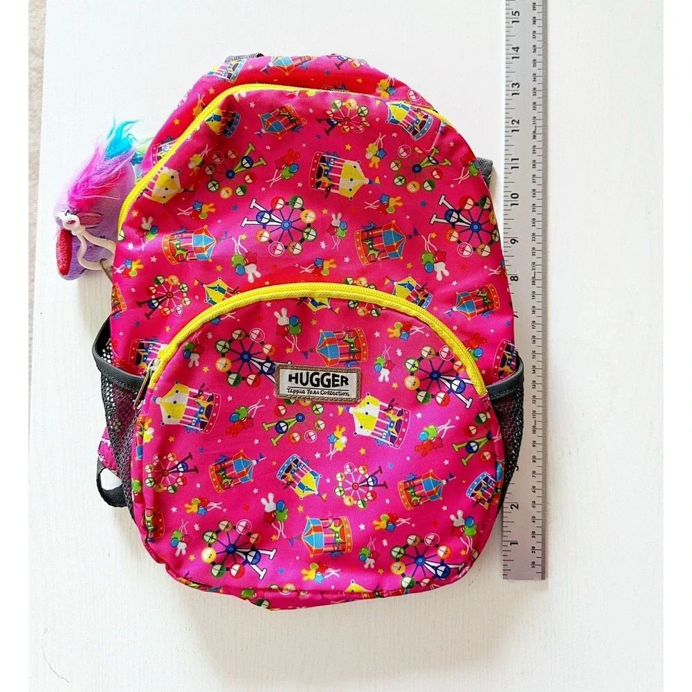 Hugger Yippie Toes Collection Toddler Carnival Theme Backpack & Unicorn Plush